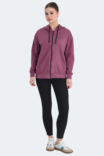 Slazenger KATHLEENA Kadın Sweatshirt Gül - Thumbnail