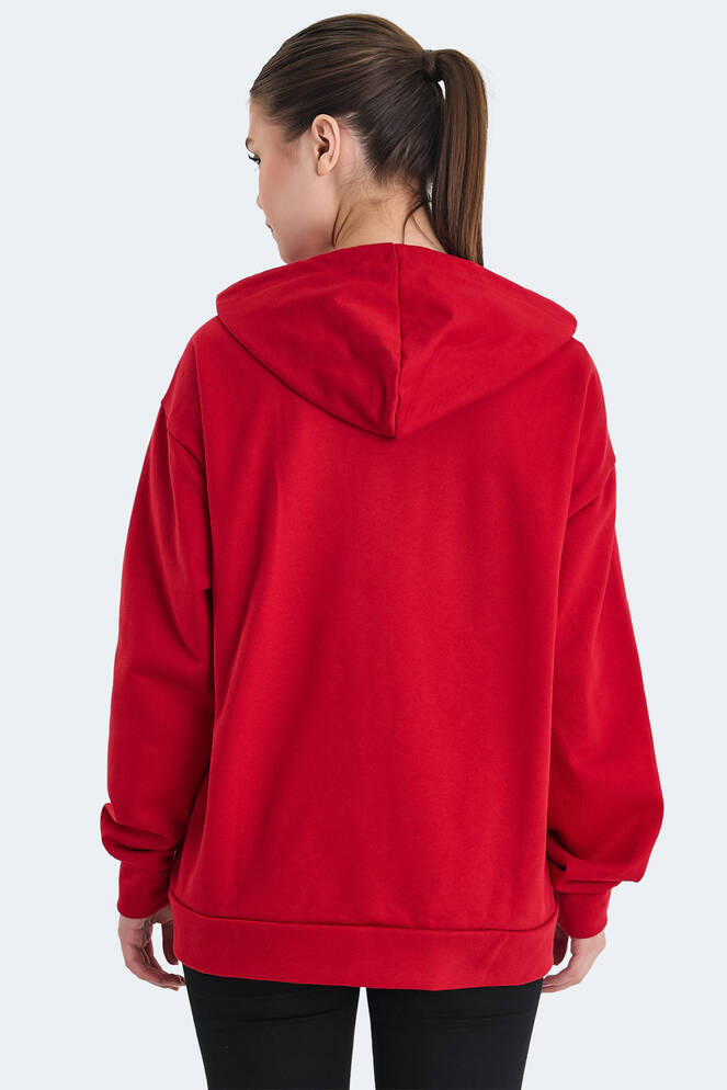 Slazenger KATHLEENA Kadın Sweatshirt Kırmızı