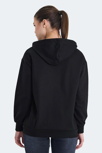 Slazenger KATHLEENA Kadın Sweatshirt Siyah - Thumbnail
