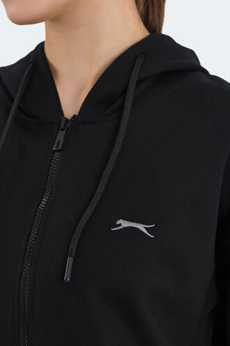 Slazenger KATHLEENA Kadın Sweatshirt Siyah - Thumbnail
