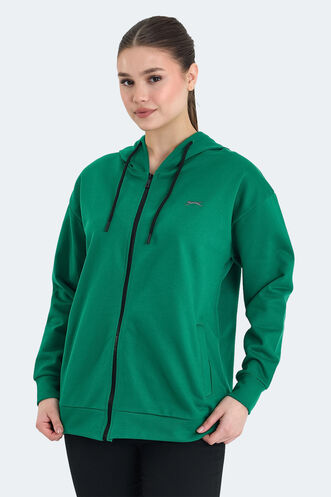 Slazenger - Slazenger KATHLEENA Kadın Sweatshirt Yeşil