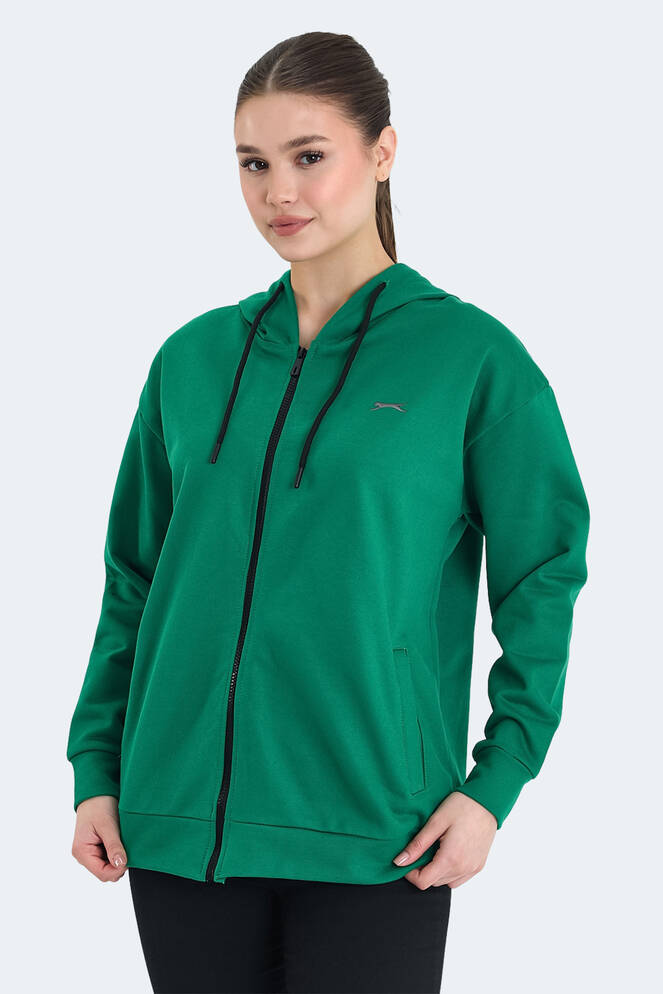 Slazenger KATHLEENA Kadın Sweatshirt Yeşil