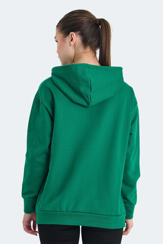 Slazenger KATHLEENA Kadın Sweatshirt Yeşil - Thumbnail