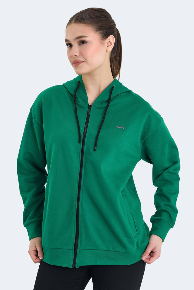 Slazenger KATHLEENA Kadın Sweatshirt Yeşil