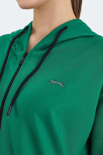 Slazenger KATHLEENA Kadın Sweatshirt Yeşil - Thumbnail