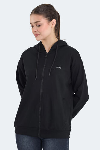 Slazenger KATHLEENA Women's Sweatshirt Black - Thumbnail
