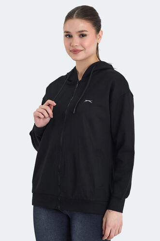 Slazenger KATHLEENA Women's Sweatshirt Black - Thumbnail