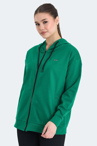 Slazenger KATHLEENA Women's Sweatshirt Green - Thumbnail