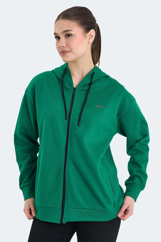 Slazenger KATHLEENA Women's Sweatshirt Green - Thumbnail