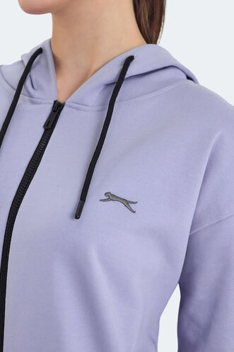 Slazenger KATHLEENA Women's Sweatshirt Purple - Thumbnail