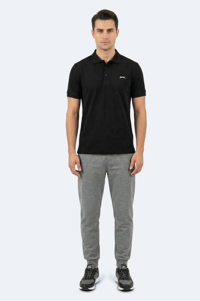 Slazenger KATINA Erkek Siyah Tişört