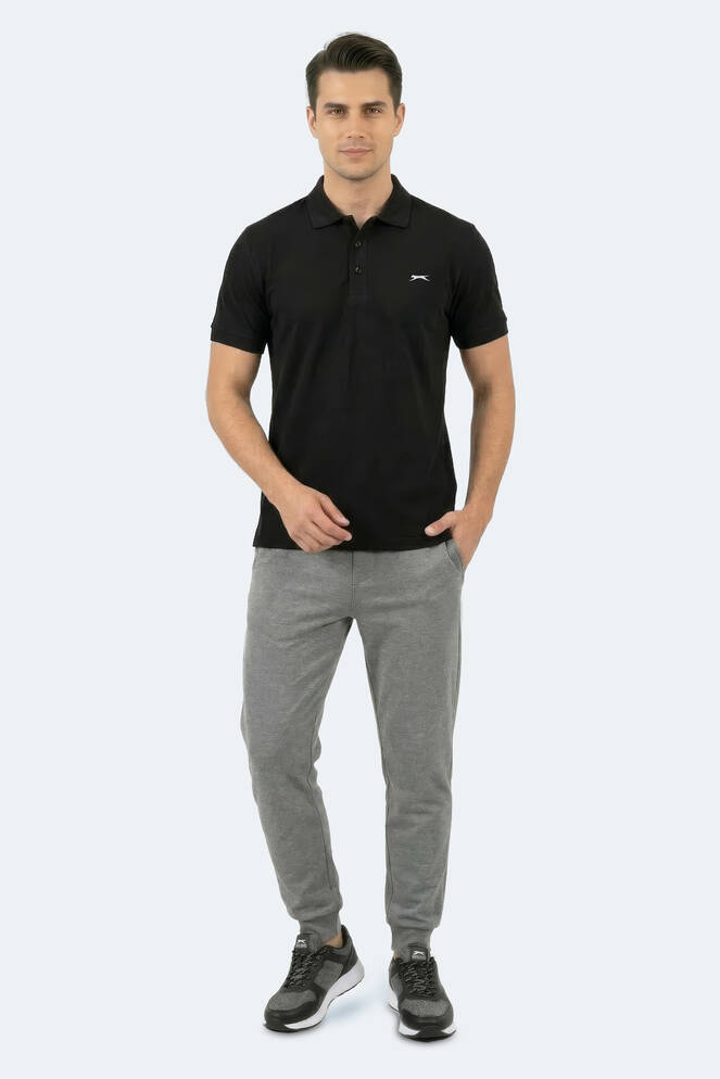 Slazenger KATINA Erkek Siyah Tişört