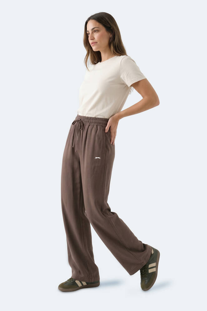 Slazenger KATKA Kadın Kahve Eşofman Altı