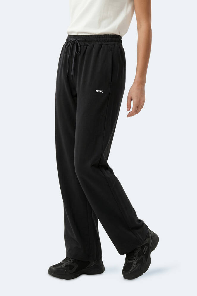 Slazenger KATKA Kadın Siyah Eşofman Altı