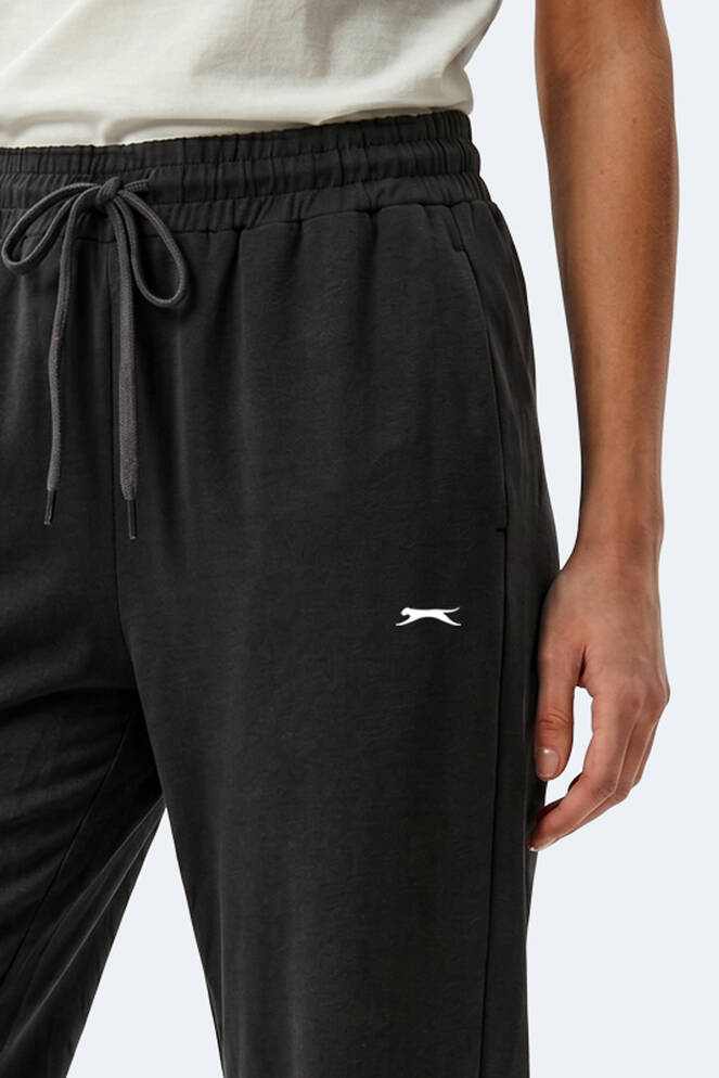 Slazenger KATKA Kadın Siyah Eşofman Altı