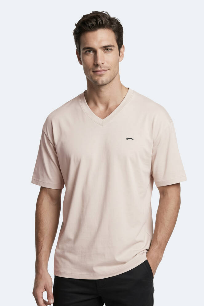 Slazenger KATRE Erkek Bej Tişört