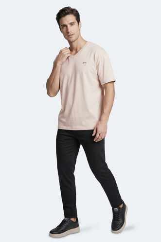 Slazenger KATRE Erkek Bej Tişört - Thumbnail