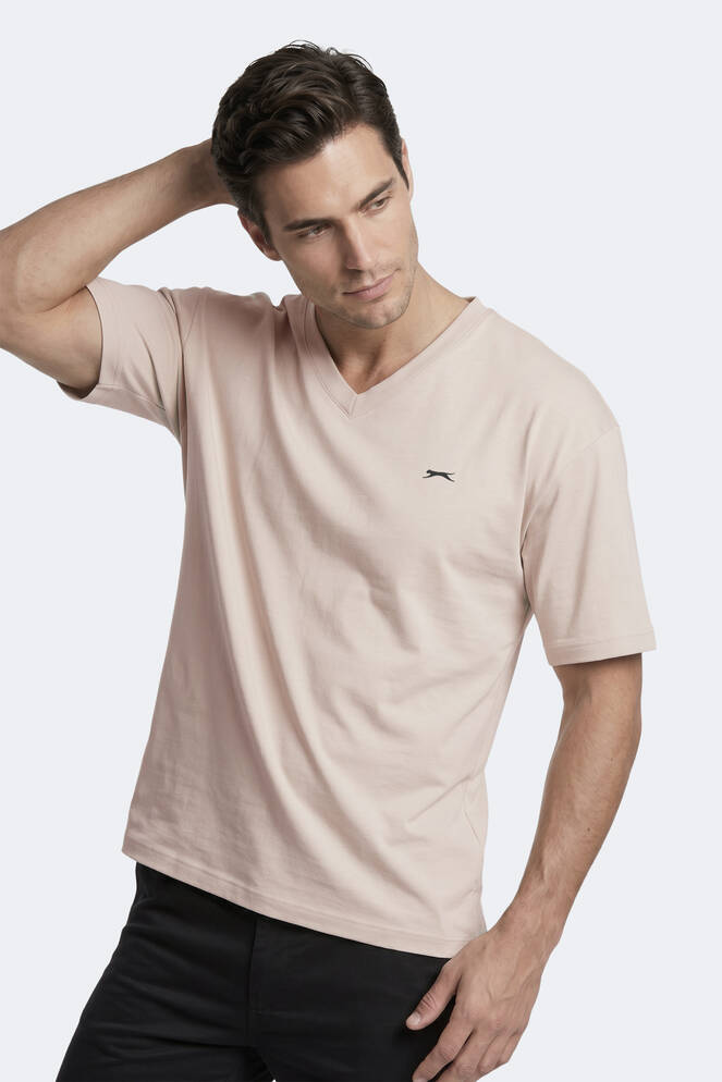 Slazenger KATRE Erkek Bej Tişört