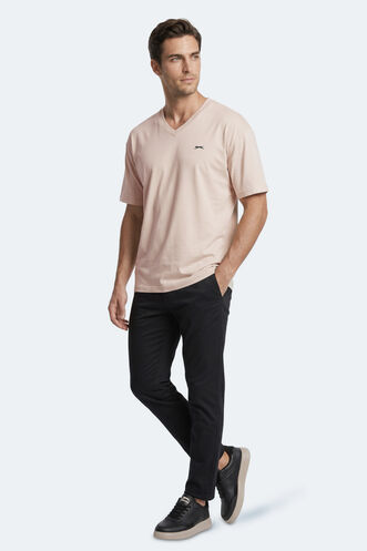 Slazenger KATRE Erkek Bej Tişört - Thumbnail