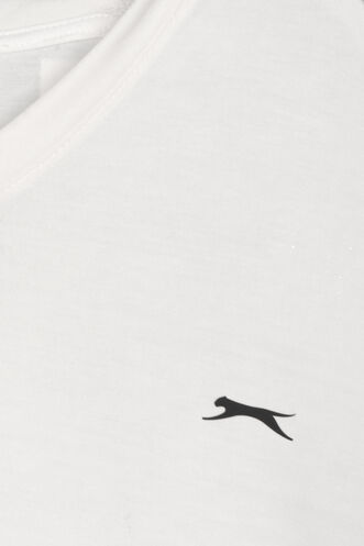 Slazenger KATRE Erkek Beyaz Tişört - Thumbnail