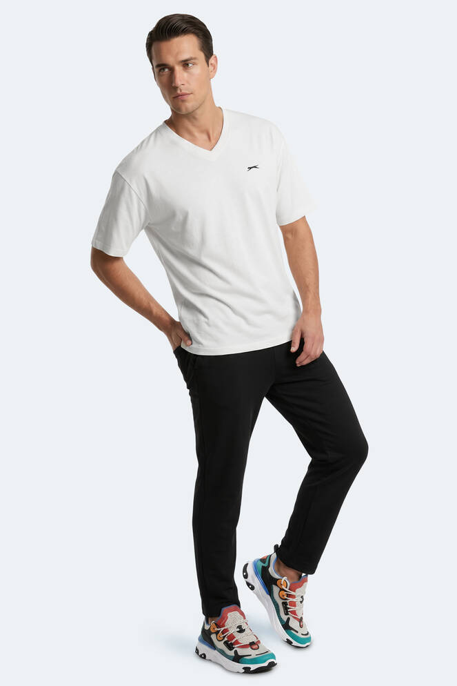 Slazenger KATRE Erkek Beyaz Tişört