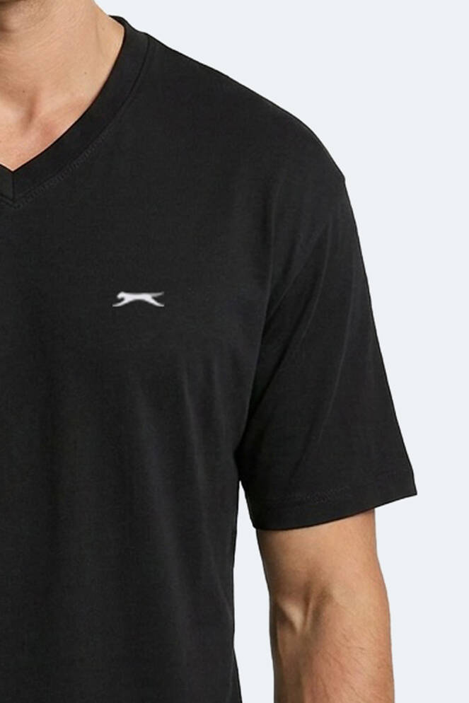 Slazenger KATRE Erkek Oversıze Siyah Tişört