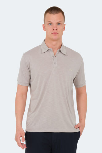 Slazenger KATSURO Erkek Tişört Taş Gri - Thumbnail