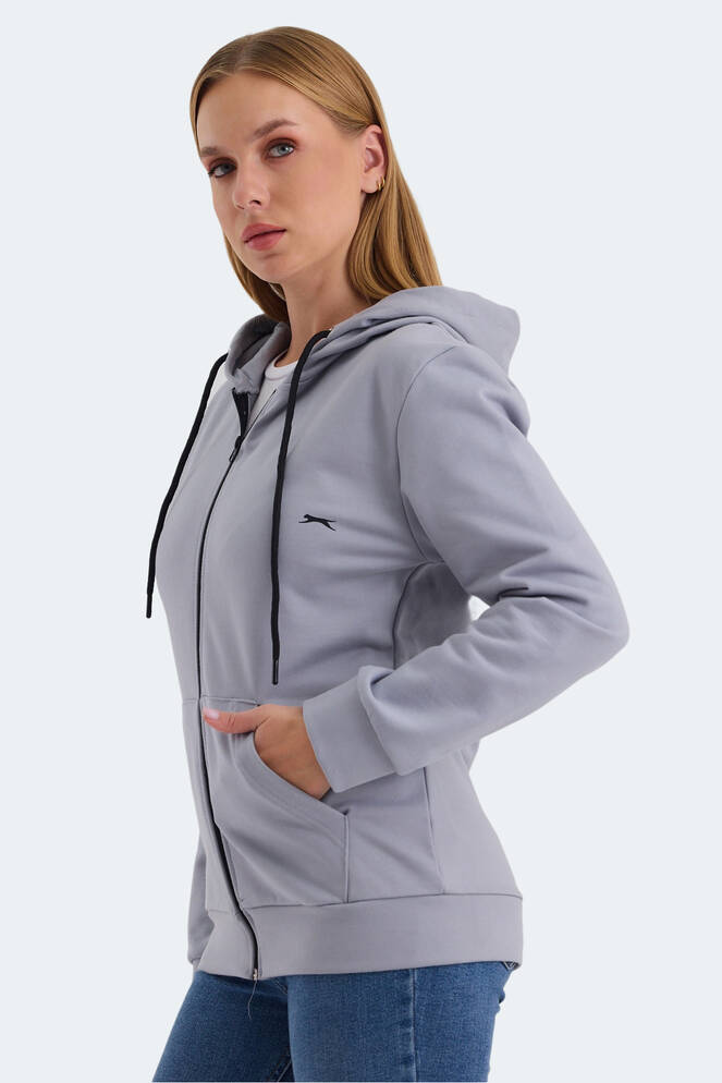 Slazenger KATYA Kadın Sweatshirt Gri
