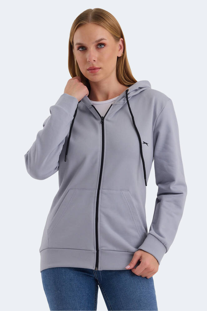 Slazenger KATYA Kadın Sweatshirt Gri