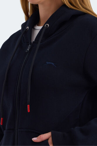 Slazenger KATYA Kadın Sweatshirt Lacivert - Thumbnail