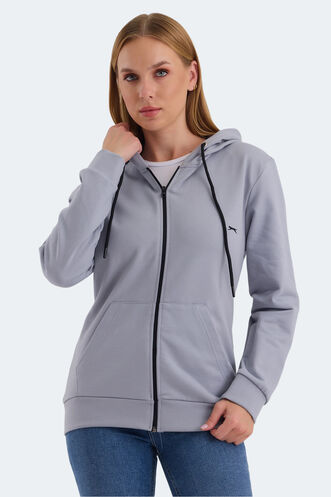 Slazenger KATYA Women's Sweatshirt Gray - Thumbnail