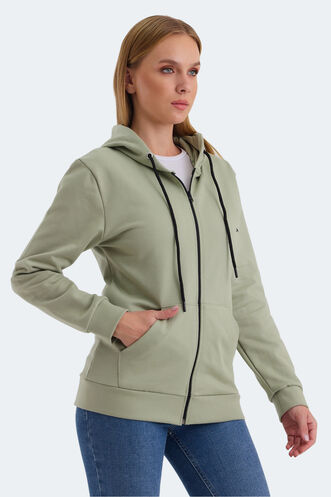 Slazenger KATYA Women's Sweatshirt Green - Thumbnail