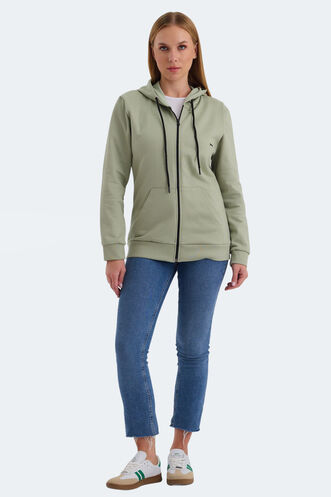 Slazenger KATYA Women's Sweatshirt Green - Thumbnail