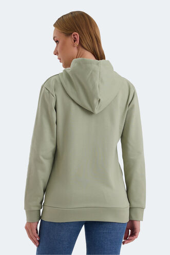 Slazenger KATYA Women's Sweatshirt Green - Thumbnail