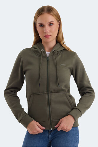 Slazenger KATYA Women's Sweatshirt Khaki - Thumbnail