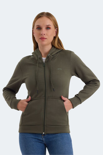 Slazenger KATYA Women's Sweatshirt Khaki - Thumbnail