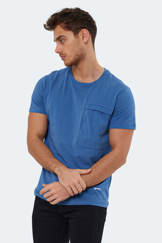 Slazenger KAURI IN Erkek Indigo Tişört - Thumbnail