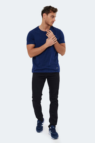 Slazenger KAURI IN Erkek Lacivert Tişört - Thumbnail