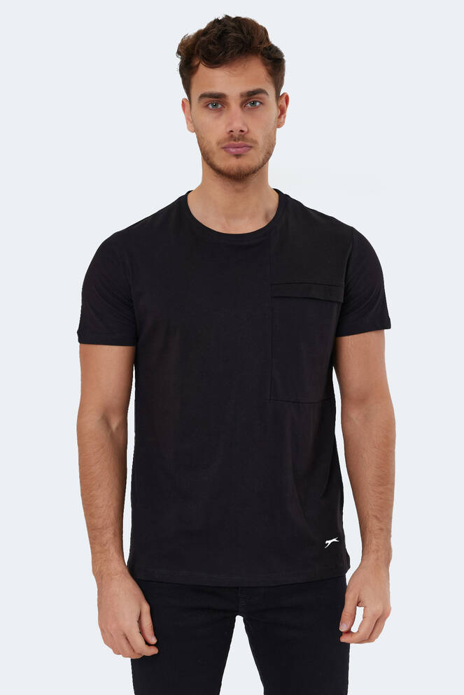 Slazenger KAURI Men's Short Sleeve T-Shirt Black