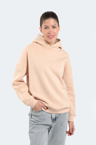 Slazenger KAVEH Kadın Sweatshirt Bej - Thumbnail
