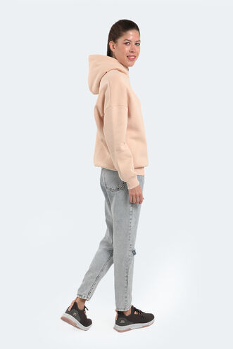Slazenger KAVEH Kadın Sweatshirt Bej - Thumbnail