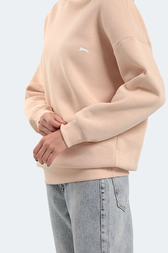 Slazenger KAVEH Kadın Sweatshirt Bej - Thumbnail