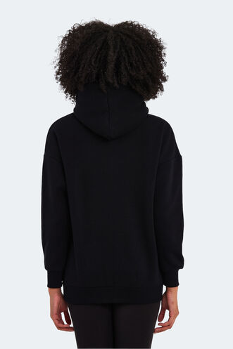 Slazenger KAVEH Kadın Sweatshirt Siyah - Thumbnail