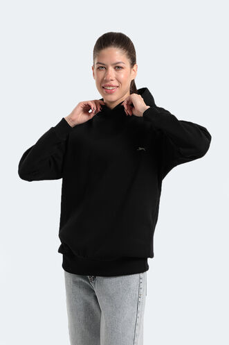Slazenger KAVEH Women's Sweatshirt Black - Thumbnail