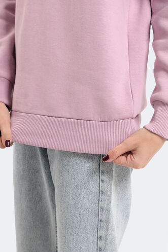 Slazenger KAVEH Women's Sweatshirt Lilac - Thumbnail