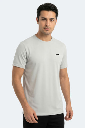 Slazenger KAYDA Erkek Gri Tişört - Thumbnail