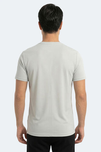 Slazenger KAYDA Erkek Gri Tişört - Thumbnail