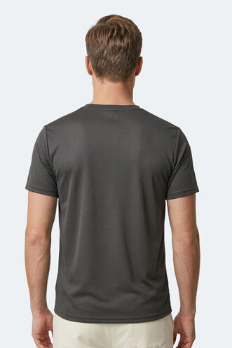 Slazenger KAYDA Erkek Koyu Gri Tişört - Thumbnail