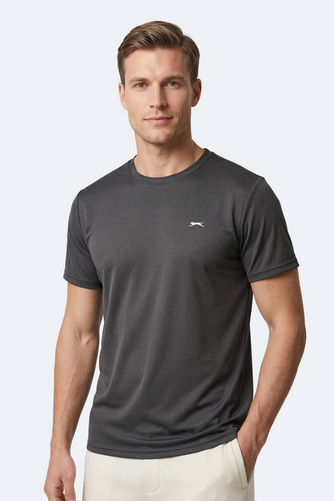 Slazenger KAYDA Erkek Koyu Gri Tişört