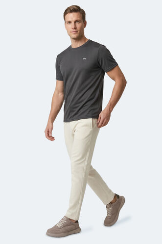 Slazenger KAYDA Erkek Koyu Gri Tişört - Thumbnail